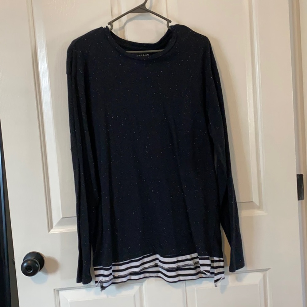 Longer fit long sleeve shirt